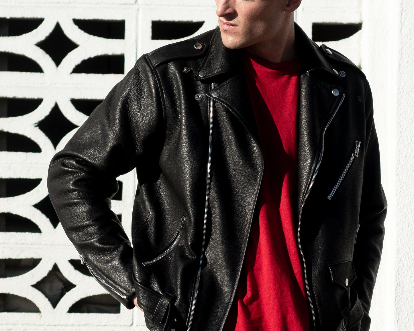 Its all in the details. we combine our leather with the best hardware you can find. the result is a perfect leather jacket for you